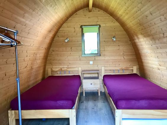 gemütliches Glampingpod