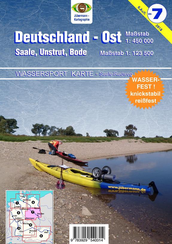 Wassersport-Wanderkarte WW7