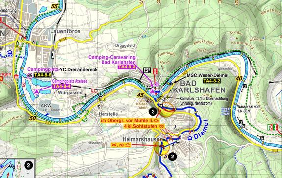 Kartenbeispiel aus dem Tourenatlas TA4