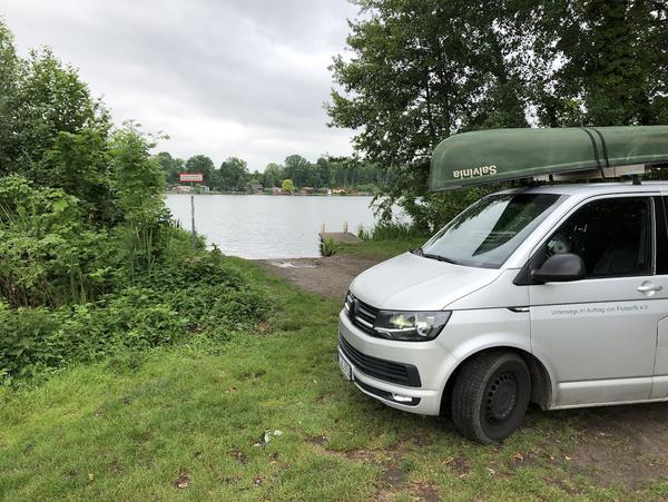 einsetzen an der Festwiese neben der Postablage