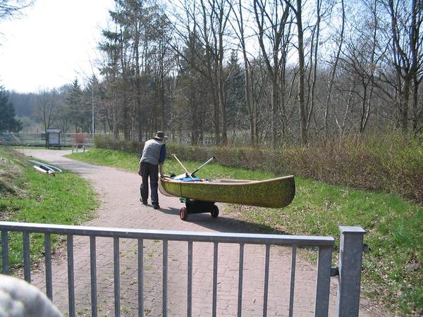 Zuwegung zur Einsetzstelle Strohbrück