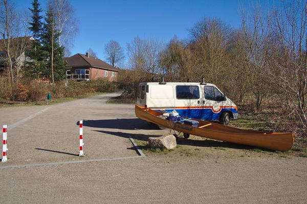 Parkplatz zur Einsetzstelle Neumühle (Fissauer Mühle)