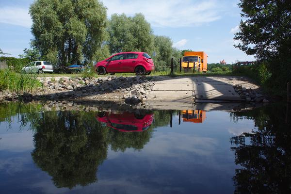 Parken am Ende des Havelwegs