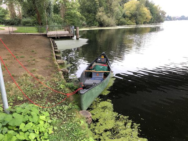 Einsetzstelle unter der B75 Ratzeburger Allee