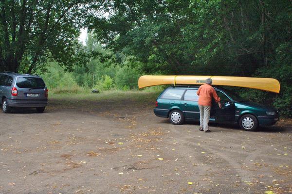 Parkplatz zur Einsetzstelle Seerosenkanal 