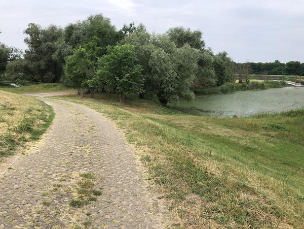 Anfahrts-Situation zum Schwimmsteg