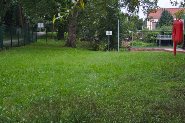 Umtrageweg an der Kahnschleuse