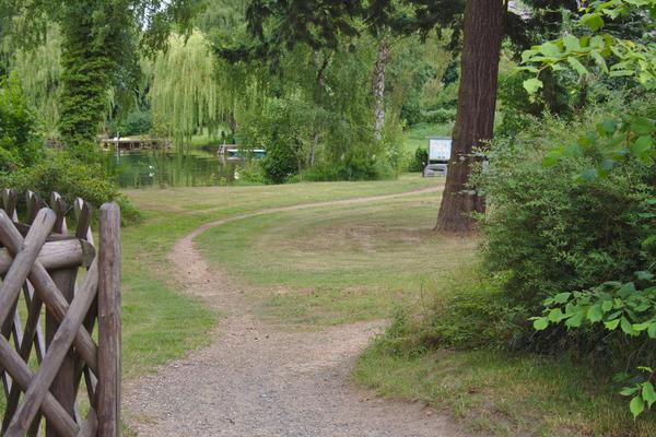Weg zur Kanueinsetzstelle Fissau in den Kellersee