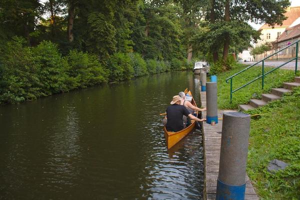 Einsetzstelle im Stadthafen von Mirow