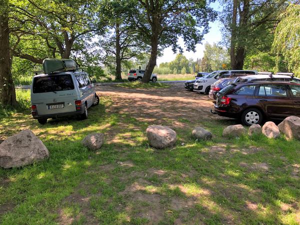 Parken an der Einsetzstelle Rühn