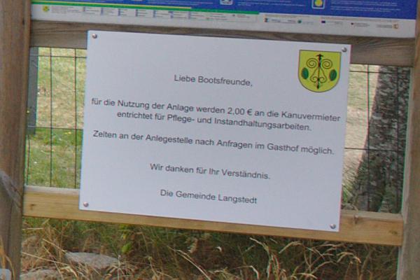 missverständliches Schild der Gemeinde