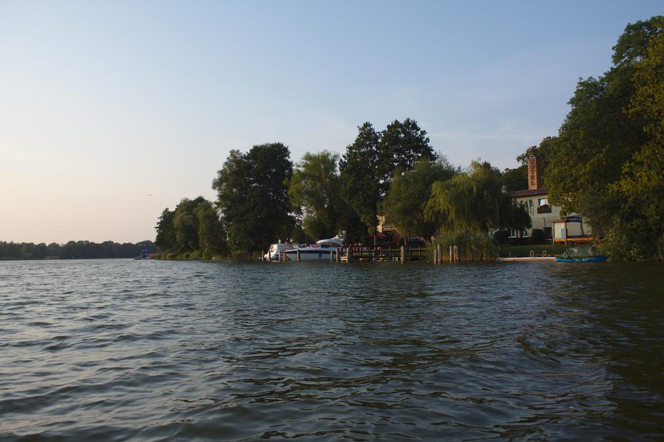 Mirower See, Blick auf die Schlossinsel