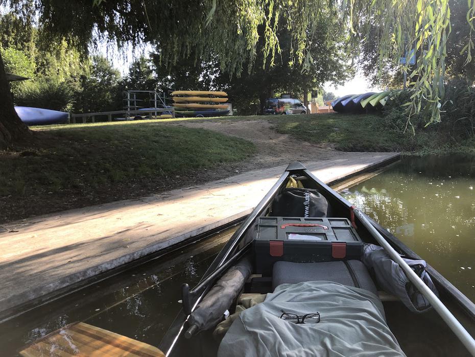 Warnow in Weitendorf - Einsetzstelle