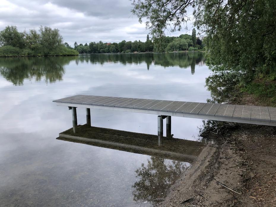 Kleiner Plöner See, Einsetzen am Ascheberger Parkplatz