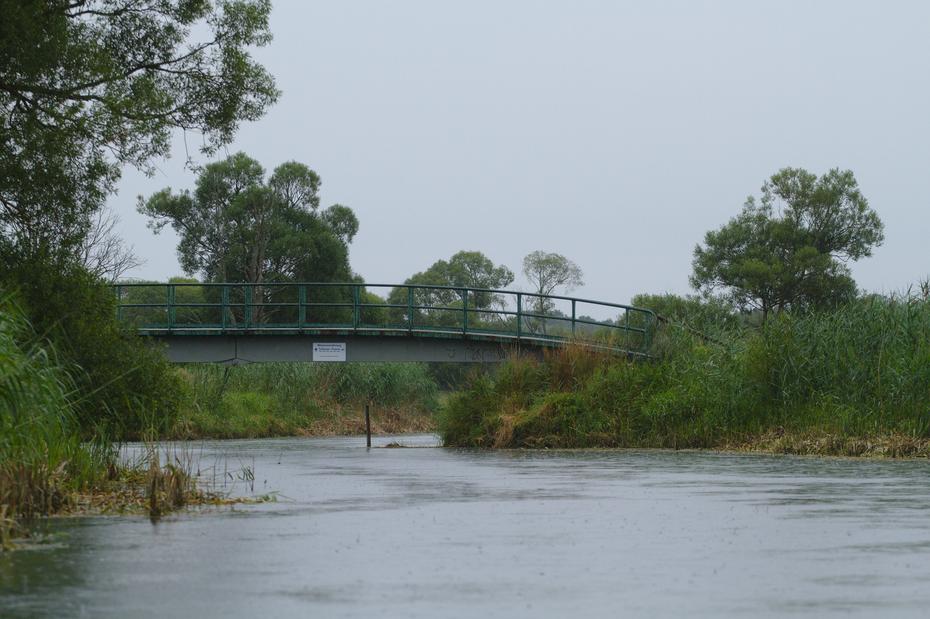 Brücke vor der Einmündung des Aalbachs