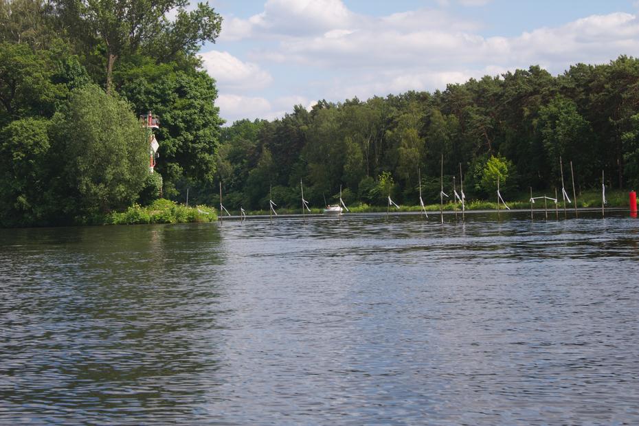 Seddinsee, Abzweig des Oder-Spree-Kanals