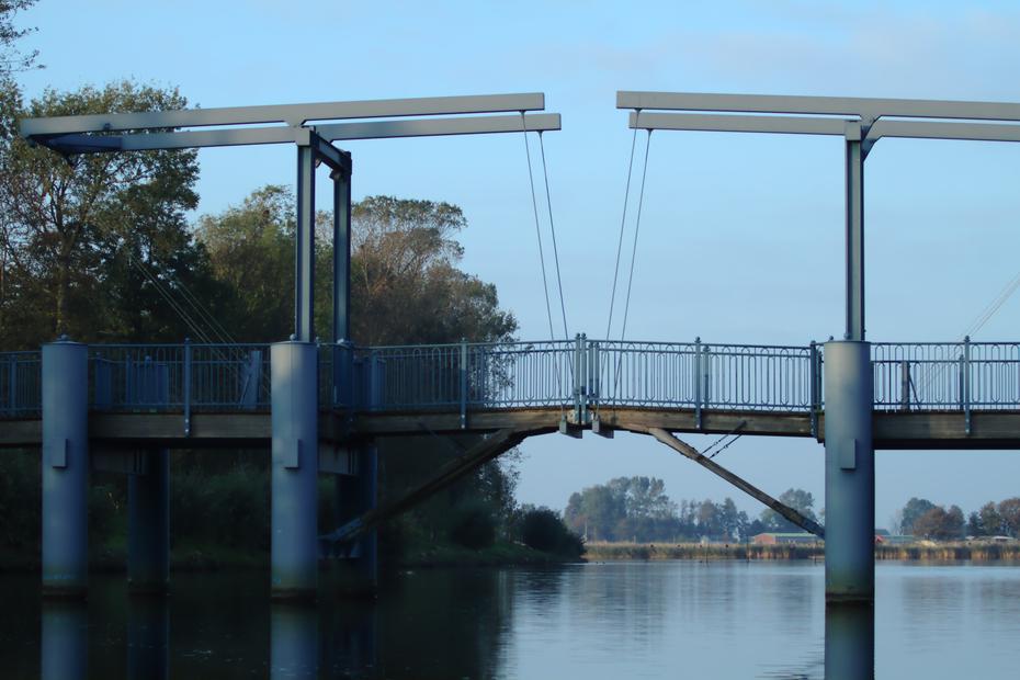 Klappbrücke in Friedrichstadt