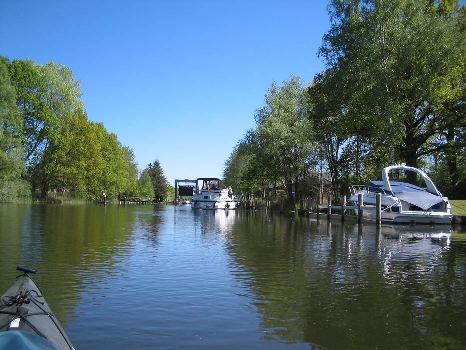 Mirower Kanal vor der Mirower Schleuse