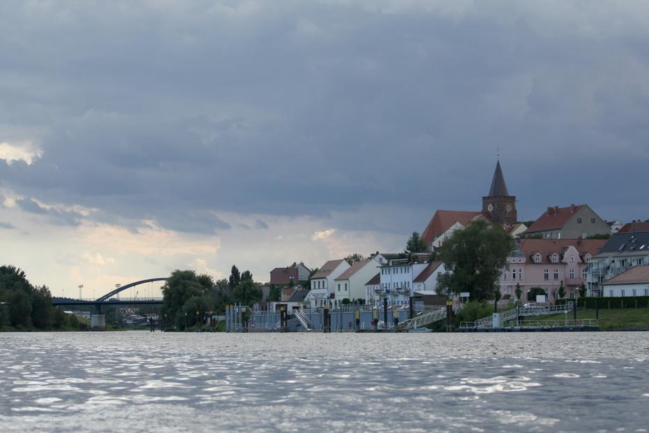 Mündung des Oder-Spree-Kanals in die Oder