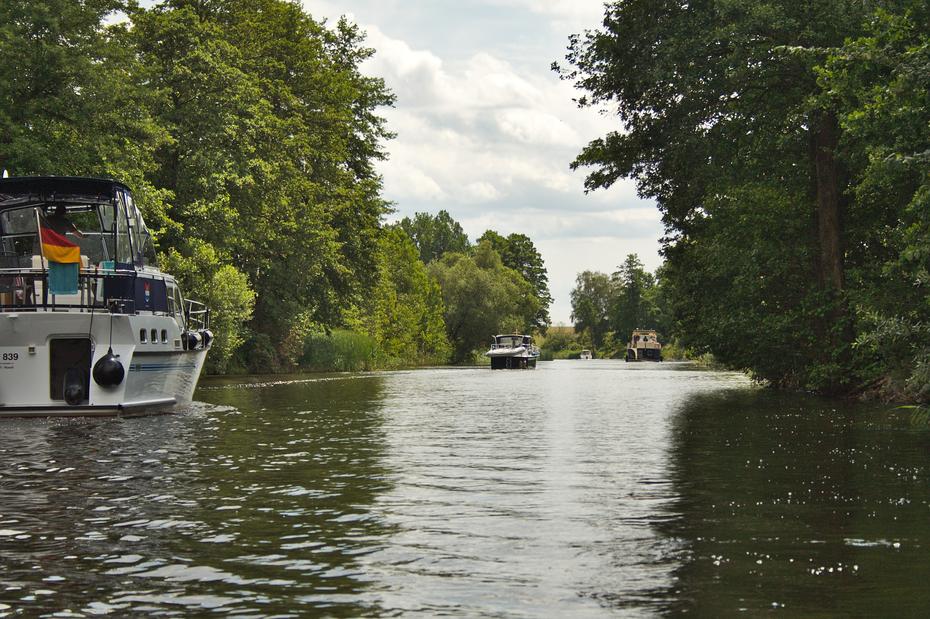 Motorbootverkehr auf der Havel