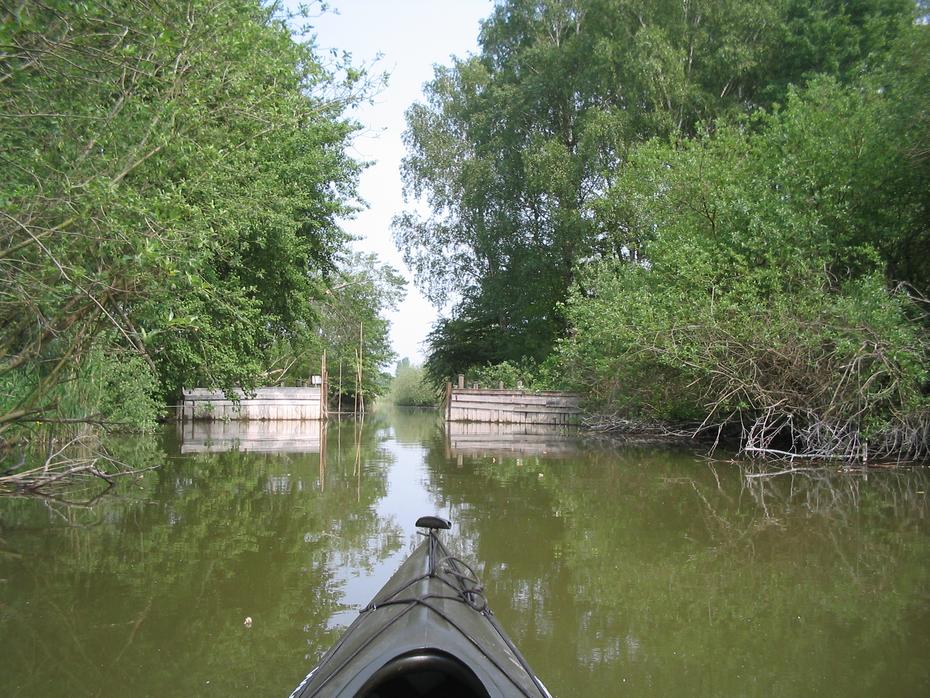 Dahmer Kanal, Fischsperre