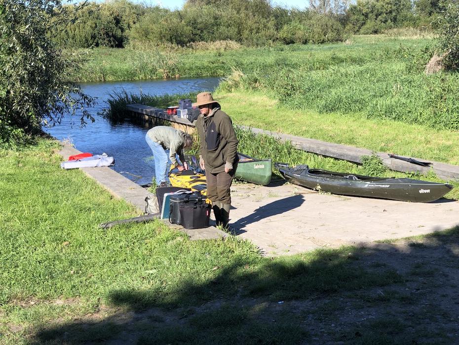 Anlegen beim Wasserwanderrastplatz Sanzkow