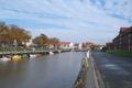 Tönning, Hafen bei Ebbe