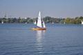 Segelboote auf der Außenalster