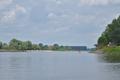 Schleusenkanal nahe der Mündung Schleusenkanal nahe der Mündung