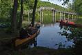 Wanderwegbrücke über die Drosedower Bek