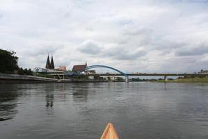 Die Oder, Brücke von Frankfurt/O. nach Slubice