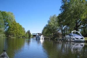 Mirower Kanal vor der Mirower Schleuse