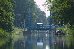 Finowkanal mit Hubbrücke in Zerpenschleuse