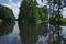 Finowkanal, Einfahrt zur Marina Eisvogel