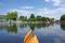 Finowkanal vor der Stadtschleuse Eberswalde