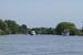 starker Motorbootsverkehr auf der Havel bei Mögelin