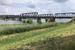 Die Oder, Eisenbahnbrücke bei Bienenwerder - seit 2022 frei für Fahrrad und zu Fuß