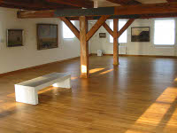 Ausstellungsraum in der Kunstmühle